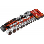 Набор головок 3/8" 10-24мм 12предм. PRO STARTUL (PRO-41438)
(пласт. подвес, 6 граней)