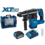 Аккум. перфоратор BULL CBH 1826 Xcase, XLTpro, БЕСЩЕТ., 18 В, 2.6 Дж, 26 мм, 1x4 А*ч, з/у
(3 режима + Vario-lock, 3,2 кг)