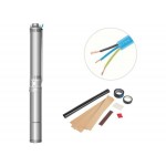 Насос скважинный центробежный AGELESS-3-2700/23-3/8-A A&P
(250 Вт, 3,6 м3/ч, 32м, 3" / 7,62 см)