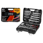 Набор головок и ключей 82пр. 1/4",1/2" PRO STARTUL STUTTGART (PRO-082S)
(6 граней)
