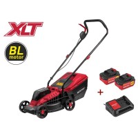 Газонокосилка аккумуляторная WORTEX CLM 3336 ALL1 МЕГА АКЦИЯ БЕСЩЁТ.ДВИГ., 18В+18В, 2акб, 4Ач, шир.3
(выс. 30-75 мм, травосборник 30 л)