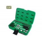 Набор головок 1/4" 4-14мм 41предм. 6гр. TOPTUL (GCAI4102)
