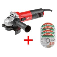Одноручная углошлифмашина WORTEX AG 1208-1 в кор. + АКЦИЯ!
(4 отр. круга по мет. ВОЛАТ в подарок!)