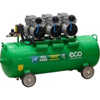 Компрессор ECO AE-100-OF1 безмасляный
(420 л/мин, 8 атм, коаксиальный, безмасляный, ресив. 100 л, 230 В, 2,4 кВт)