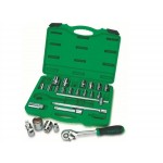 Набор головок 1/2" 8-32мм 24предм. 6гр. TOPTUL (GCAI2407 )