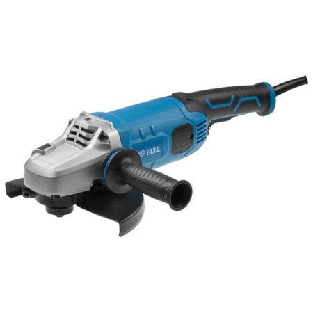 Двуручная углошлифмашина BULL WS 2301 в кор.
(2400 Вт, диск 230х22 мм, вибро, плавный пуск, 4м кабель)