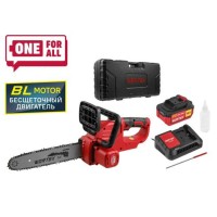 Аккум. пила цепная WORTEX CEC 3018 шина 30 см (12"), 3/8" LP, 1.1 мм ALL1 МЕГА АКЦИЯ БЕСЩЁТ.ДВИГ., 1
(БЕСЩЁТ.ДВИГ., 18 В, 1 акк., 4 Ач, ЗУ, шина 30 см, 3/8", 1.1 мм, 44 звена; автосмазка)