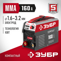 ЗУБР 160 А, MMA, сварочный аппарат, инверторный СА-160К