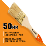 DEXX 50 мм, 2", щетина натуральная, кисть плоская "ПРАКТИК" 0100-050_z02