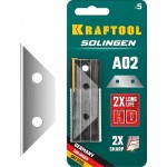 KRAFTOOL А02, 5 шт., лезвия трапециевидные SG-A02 09627-S5_z02