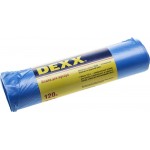 DEXX 120 л, голубой, 10 шт., мешки для мусора 39150-120