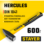 STAYER 600 г, с фиберглассовой рукояткой, молоток слесарный HERCULES 20050-06_z02