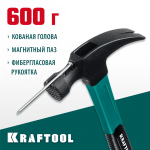 KRAFTOOL 560 г, c фиберглассовой рукояткой, молоток-гвоздодёр Fiberglass 20265-56_z01