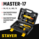 STAYER 17 шт, универсальный набор инструмента для дома Master-17 2205-H17