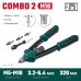 KRAFTOOL  Combo2-M10, 2 вида заклёпок, комбинированный двуручный заклепочник в кейсе (31181)