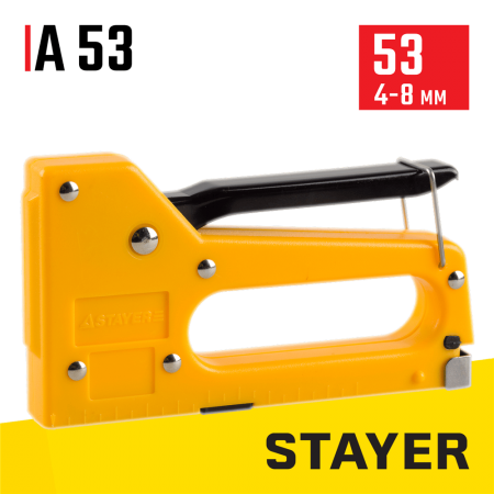 STAYER скобы 53, степлер пластиковый 3140_z01