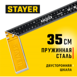 STAYER 350 мм, столярный угольник со стальным полотном 3430-35_z02