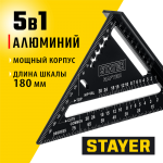 STAYER 180 мм, угольник кровельный универсальный 5-в-1 Rafter 34306-17