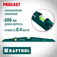 KRAFTOOL  PROCAST 600 мм,  Литой уровень (34717-060)