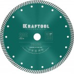 KRAFTOOL Ø 230Х22.2 мм, алмазный, сегментный, по армированному бетону, кирпичу диск отрезной TURBO 36682-230