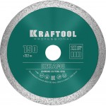 KRAFTOOL Ø 150Х22.2 мм, алмазный, сплошной, по керамограниту, керамической плитке диск отрезной KERAMO 36684-150