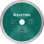 KRAFTOOL Ø 180Х22.2 мм, алмазный, сплошной, по керамограниту, керамической плитке диск отрезной KERAMO 36684-180