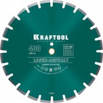 KRAFTOOL Ø 400Х25.4 мм, алмазный, сегментный, по асфальту, диск отрезной LASER-ASPHALT 36687-400