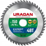 URAGAN Expert 150х20/16мм 48Т, диск пильный по дереву