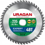 URAGAN Expert 235 х 32/30мм 48Т, диск пильный по дереву