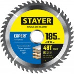 STAYER EXPERT 185 x 30/20мм 48Т, диск пильный по дереву, точный рез