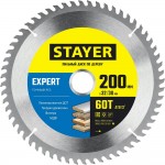 STAYER EXPERT 200 x 32/30мм 60Т, диск пильный по дереву, точный рез