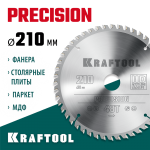 KRAFTOOL PRECISION 210х30мм 48Т, диск пильный по дереву (36952-210-30)