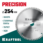 KRAFTOOL PRECISION 254х30мм 60Т, диск пильный по дереву (36952-254-30)