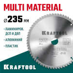 KRAFTOOL Multi Material 235х30мм 64Т, диск пильный по алюминию (36953-235-30)