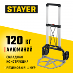 STAYER 48.5х35 см, до 120 кг, колеса d=16 см, тележка складная хозяйственная 38755-120