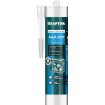 KRAFTOOL  KRAFTSeal GX107 "AQUA STOP", 300 мл, прозрачный, стекольный силиконовый герметик (41256-2)