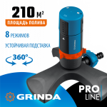 GRINDA  RX-2, с шестерённой передачей, пластиковый, на подставке, стационарный распылитель, PROLine (429303)