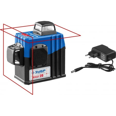 ЗУБР  КРЕСТ 2D, 20 - 70 м, лазерный нивелир, Профессионал (34907)