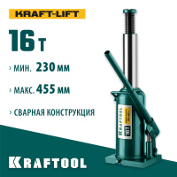 KRAFTOOL 16 т, 230-455 мм, домкрат гидравлический бутылочный сварной Kraft-Lift 43462-16_z01