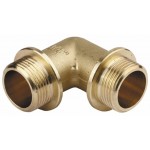 GENERAL FITTINGS 3/4", латунь, "штуцер-штуцер", уголок с упором 51074-S/S-3/4