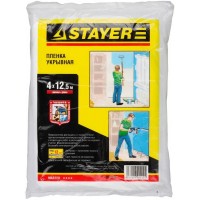 STAYER 4 х 12.5 м, 12 мкм, пленка укрывная 1225-15-12