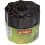 GRINDA 15 см х 9 м, коричневая, лента бордюрная 422247-15