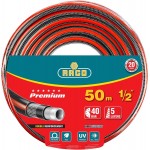 Raco Ø 1/2" x 50 м, 40 атм., 5-ти слойный, армированный, шланг поливочный PREMIUM 40300-1/2-50_z01