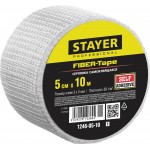 STAYER 5 см х 10 м, 3х3 мм, сетка стеклотканевая самоклеящаяся FIBER-Tape 1246-05-10_z01