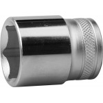 KRAFTOOL 1/2", 24 мм, Cr-V сталь, хромированная, торцовая головка 27805-24_z01