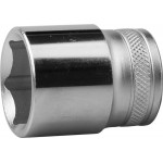 KRAFTOOL 1/2", 25 мм, Cr-V сталь, хромированная, торцовая головка 27805-25_z01