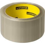 STAYER 48 мм х 60 м, 45 мкм, упаковочная клейкая лента (скотч), прозрачная 1204-50