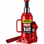 STAYER 12 т, 230-465 мм, домкрат бутылочный гидравлический RED FORCE 43160-12_z01 Professional