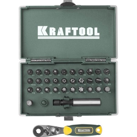 KRAFTOOL 33 шт., Cr-V, набор бит X-Drive 26065-H33