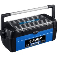 ЗУБР 640 х 250 х 240 мм (25"), металлический, ящик для инструмента "СОЮЗ-25" 38151-25_z01 ЗУБР 640 х 250 х 240 мм (25"), металлический, ящик для инструмента "СОЮЗ-25" 38151-25_z01